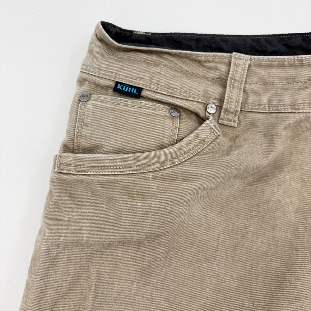 Kuhl Rydr Pants Mens 34x32 Khaki Tan Articulated Workwear Hiking Excellent - Picture 15 of 16